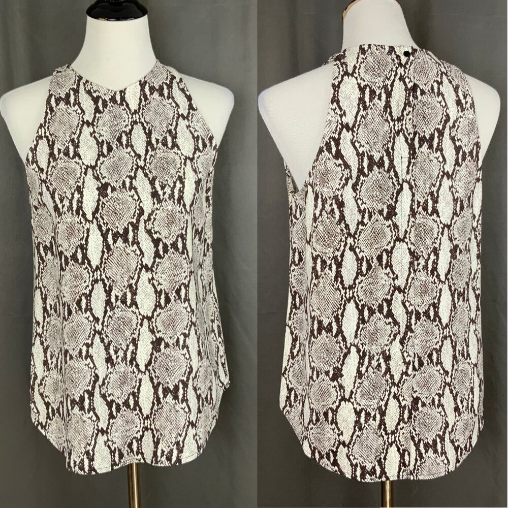 A.L.C. Anise Snake Skin Python Print Sleeveless B… - image 4